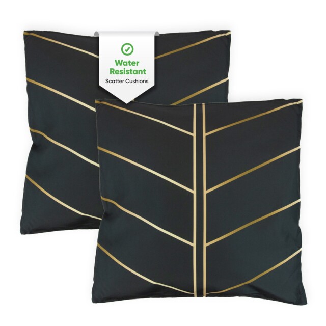 Pack Of 2 Scatter Cushions Indoor/outdoor Garden Patio Sofa Decorative