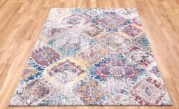 Mastercraft Vintage N487f 22 Multi Rectangle Traditional Rug 120x170cm