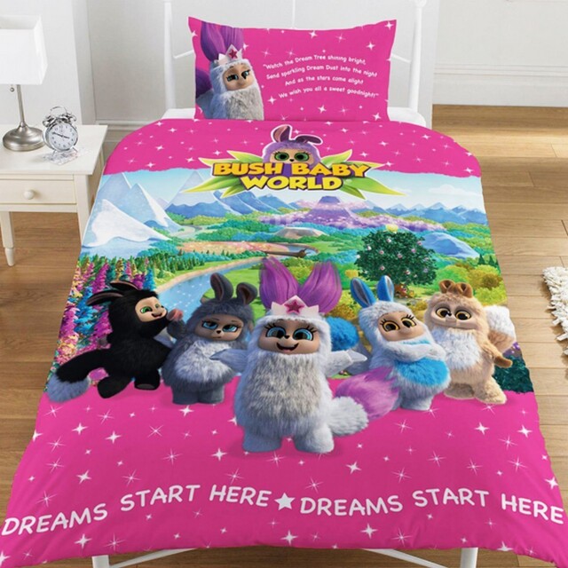 Bush Baby World Sparkle Single Duvet Setsingle Multi-colour Sg14551