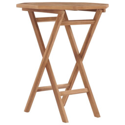 Outdoor Patio Wooden Folding Garden Table Solid Teak Wood Outside