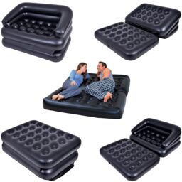 Sofa Airbed 5 In 1 Inflatable Double Couch Lounger Mattress Blow Up