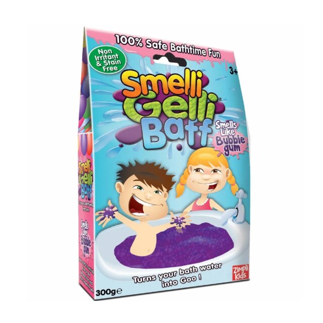 Smelli Gelli Baff Bubblegum Smell Turn Water Into Goo Jelly Bath Kids