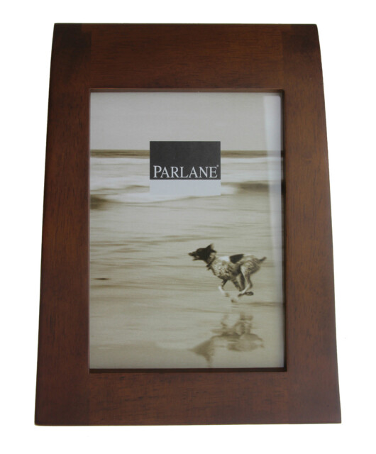 "Parlane 6x4"" Sleigh Walnut Wood Picture Photo Gift Frame - 630717"