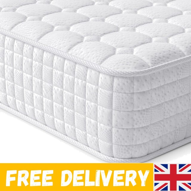 Comfortable 3ft Single Mattress – 10 Inch, Breathable Cover, Pressure