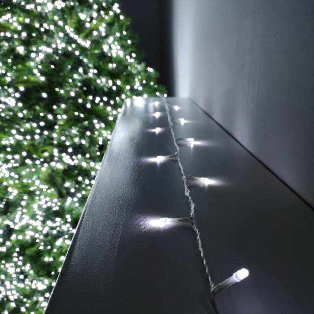 50 Led 5m Premier Battery 8 Function Outdoor Smart Timer Lights Clear
