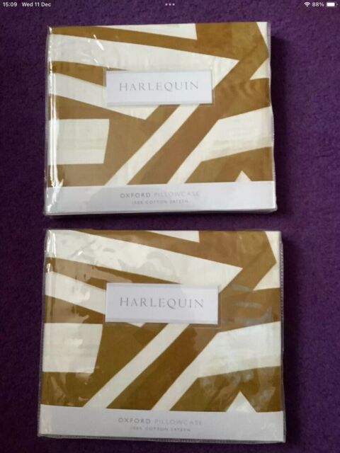 Harlequin Transverse Pair Of Oxford Pillowcases