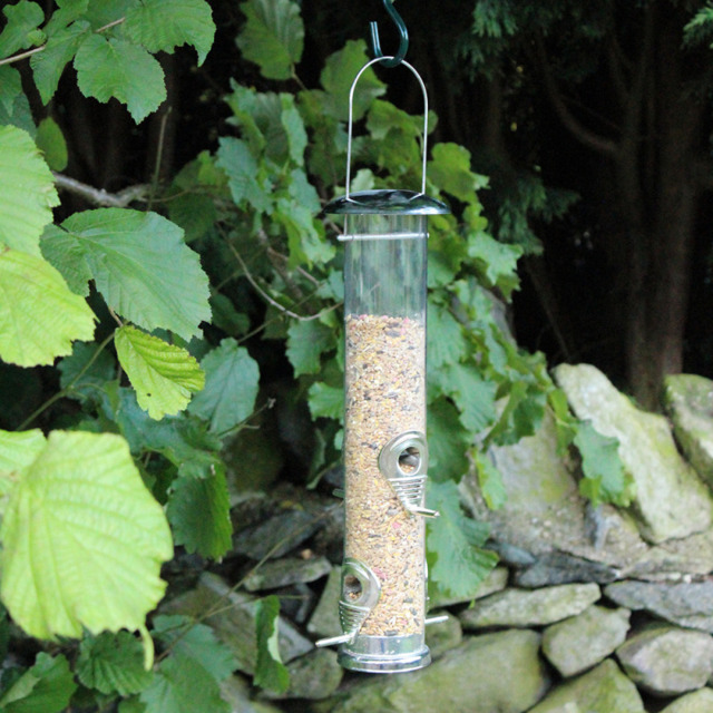 Bird Feeding Station Seed Feeder Hanging Large Deluxe Easy Fill Wild