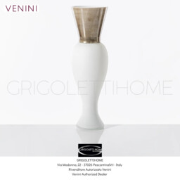 Venini - Regina Lattimo Vase H 50 Cm/in 19.68 - Cod. 515.14 - Retailer