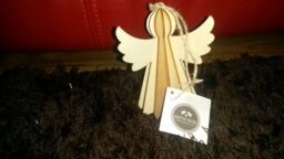 Heaven Sends 3d Angel Ornaments Christmas Tree Hanging Decoration-wood