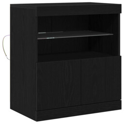 Sideboard With Led Lights Cupboard Highboard Storage Buffet Cabinet
