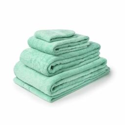 Mitre Essentials Nova Hand Towel In Mint Green - 100% Cotton - Soft -