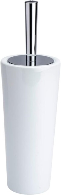 "Wenko ""coni"" Toilet Brush And Holder, White/silver/black"