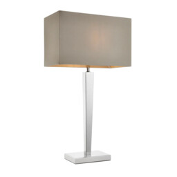 Table Light Silver Chrome Endon Moreto