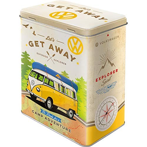 Nostalgic-art Storage Tin L, Metal, Multicoloured, Vintage Style, Home