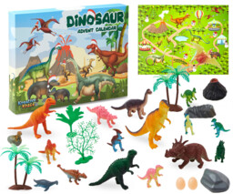 Kreativekraft Kids Dinosaur Advent Calendar With Accessories 2023