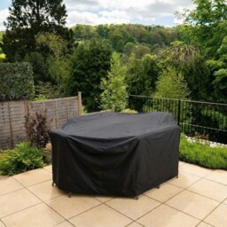 Rectangular 6 Seater Garden Dining Furniture Cover Outdoor In Black