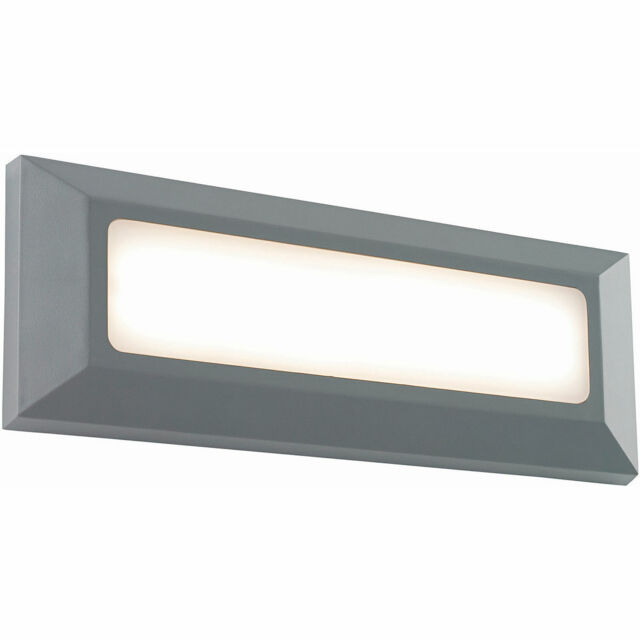 Saxby 2w Led Landscape Indoor Outdoor Indirect Black/grey Wall Light