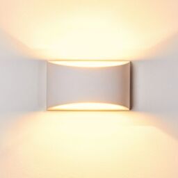 White Paintable Wall Gypsum/plaster Ceramic Up/down Light G9 Socket