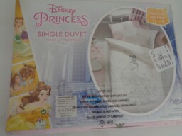 Disney Beauty And The Beast Princess Duvet Cover Set Single