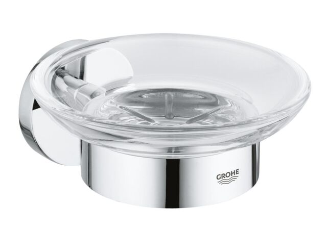 Grohe 40444 001 Essentials Soap Dish And Chrome Holder