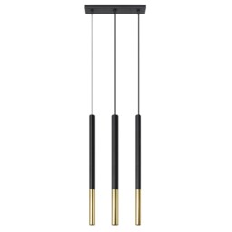 Pendant Mozaica 3l Steel Black/copper G9 Led Sollux Lighting Dining