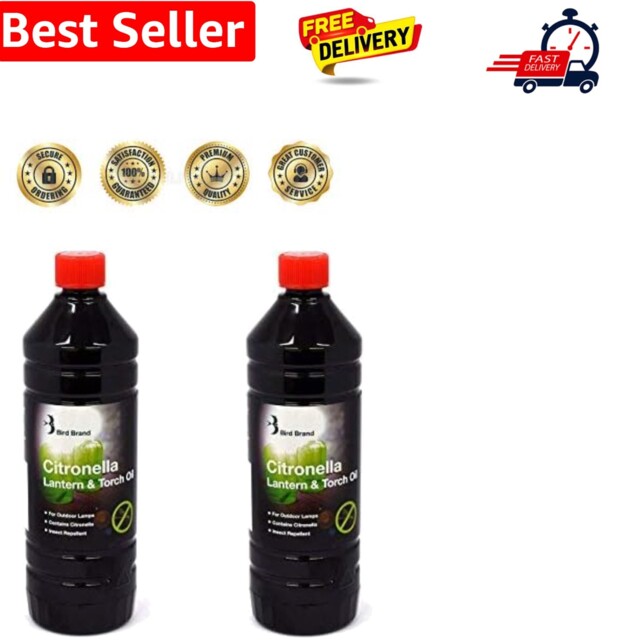 2 X Brand Insect Repelling Citronella Lamp Lantern And Torch Oil 1