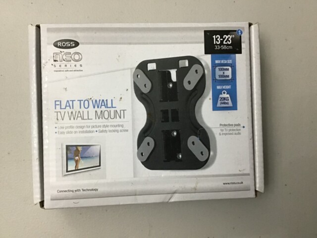 Ross Neo Series 13 Inch To 23 Inch Flat To Wall Tv Wall Mount Brand