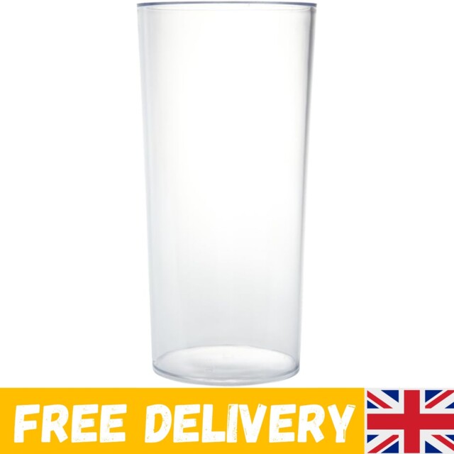 Clear Acrylic Cylinder Vase Hard Wearing Lightweight Durable Plastic