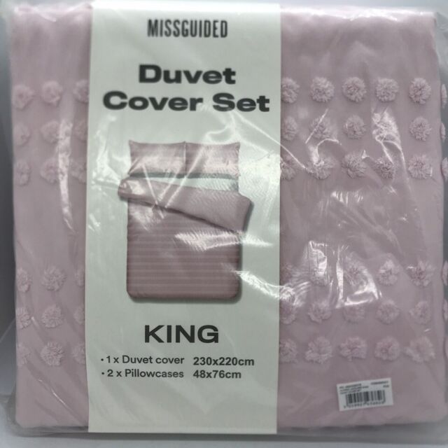 Missguided Pink King Size Duvet Cover