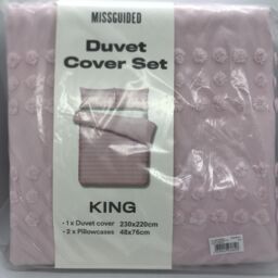 Missguided Pink King Size Duvet Cover