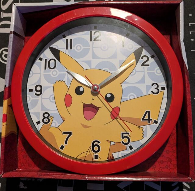 Pokemon Pikachu Wall Clock