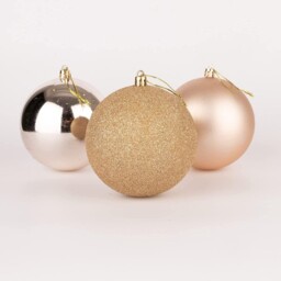 Christmas Baubles Tree Ornament Shiny Glitter Balls Xmas Hanging