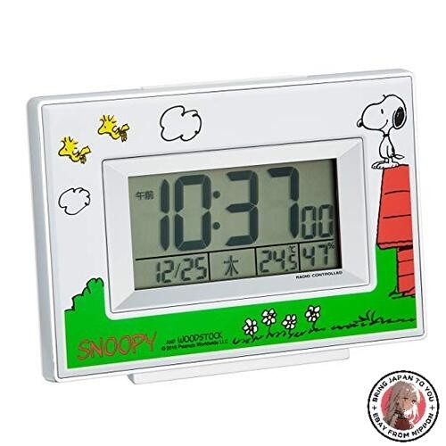 Rhythm (rhythm) Snoopy (snoopy) Alarm Clock Radio Clock Character