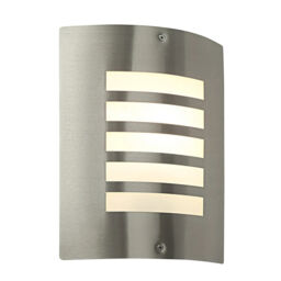 Saxby 60w E27 Stainless Steel Ip44 Outdoor Wall Led Porch Light Lamp