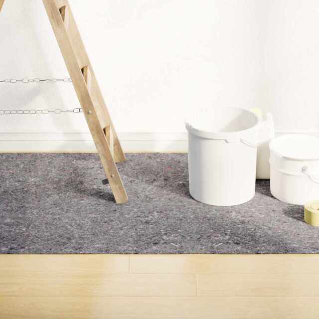 Non-slip Painter Fleeces 2 Pcs 515 Cm 180 G/m² Grey Vidaxl