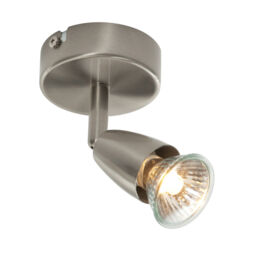 Saxby Amalfi Single Gu10 Spotlight Wall Swivel Ceiling Mounted