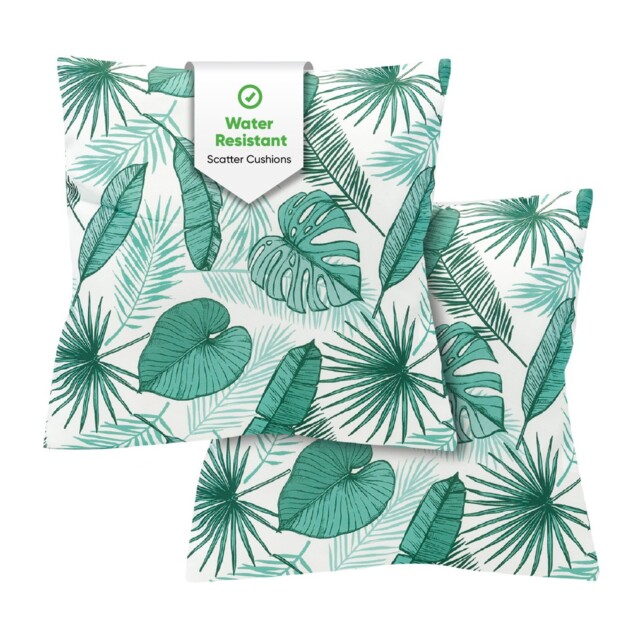 2x Gardenwize Outdoor Scatter Cushions Printed Botanical - Gw327