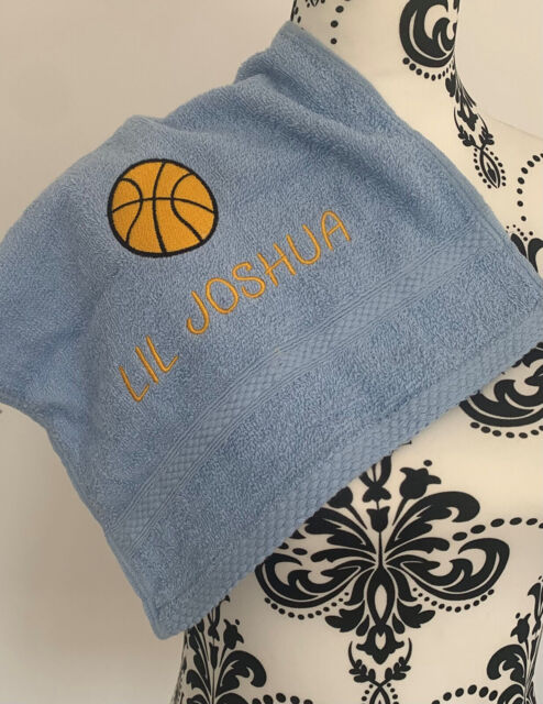 Basketball Towel - Personalised - Flannel / Hand Towel / Bath Towel -