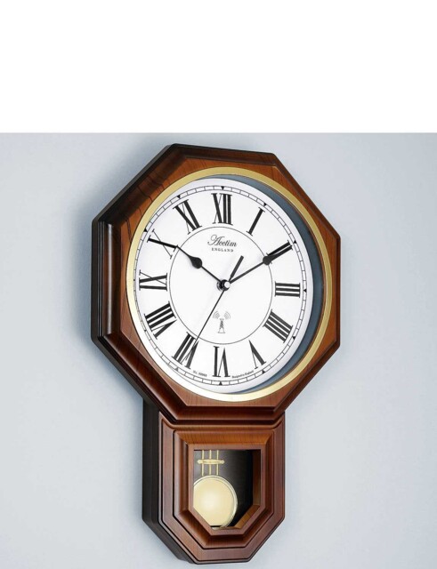 Yanton Radio Controlled Pendulum Wall Clock By Bentima