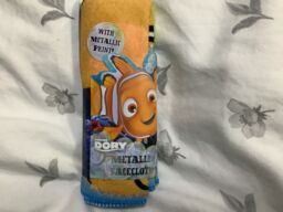 Disney Pixar Finding Dory Nemo Metallic Face Cloth Brand Packet 100%