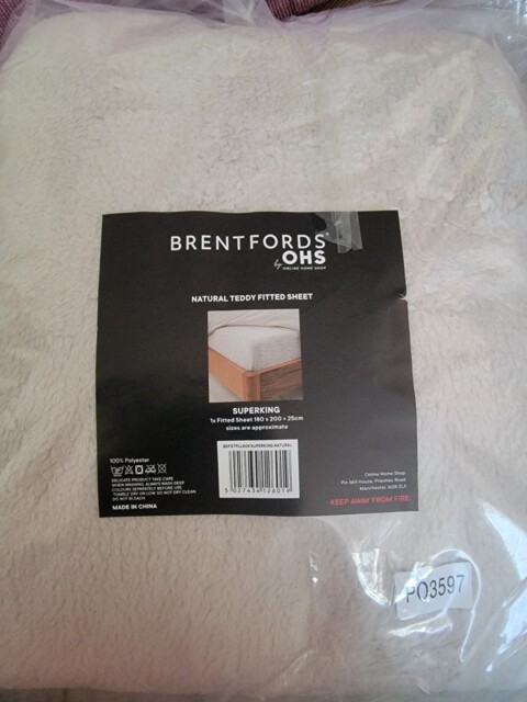 Teddy Fitted Sheet Superking
