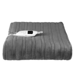 Kleeneze Heated Blanket Throw Electric Remote Controlled 1-9 Hour