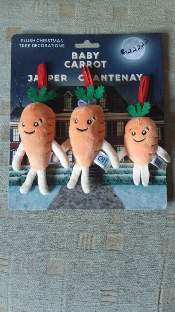 Aldi 2022 Kevin The Carrot - Chantenay, Jasper & Baby Xmas Tree