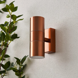 Outdoor Wall Light Forum Leto Zn-20941-cop – Copper Gu10 Up/downlight,