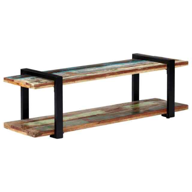 Tv Cabinet 130x40x40 Cm Solid Reclaimed Wood Vidaxl