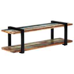 Tv Cabinet 130x40x40 Cm Solid Reclaimed Wood Vidaxl
