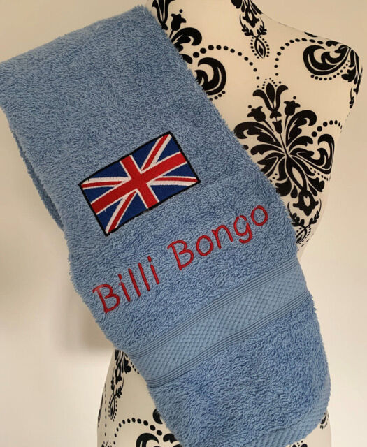 Union Jack Towel - Personalised - Flannel / Hand Towel / Bath Towel