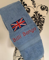 Union Jack Towel - Personalised - Flannel / Hand Towel / Bath Towel