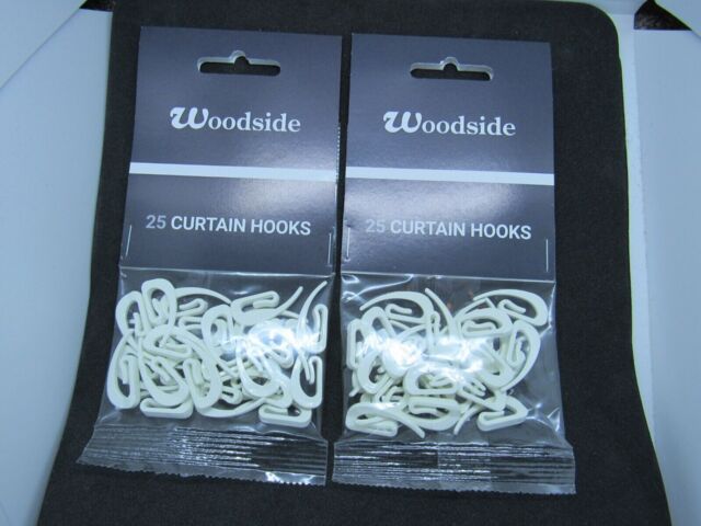 Woodside Curtain Hooks ( Standard Curtain Hooks ) 2 Packets Of 25
