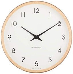 Lemnos Radio Wave Clock Campagne Natural Pc10-24w Nt From Japan 1a2776